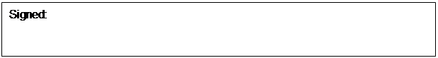 Text Box: Signed: