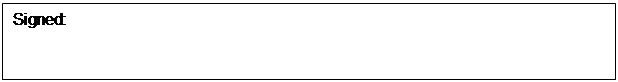 Text Box: Signed: