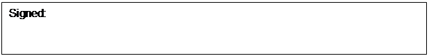 Text Box: Signed:
