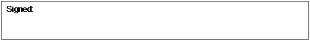 Text Box: Signed: